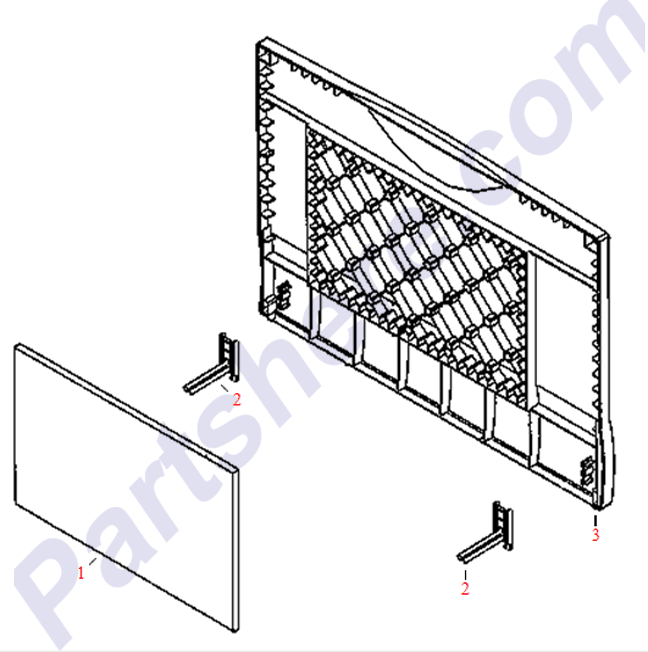 HP parts picture diagram for C5302-60004, C5302-60024, C3817-40039